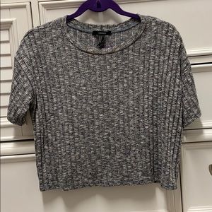 Cropped Sweater Tee